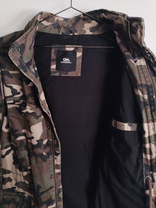 Geaca Camo din material de blugi ClockHouse