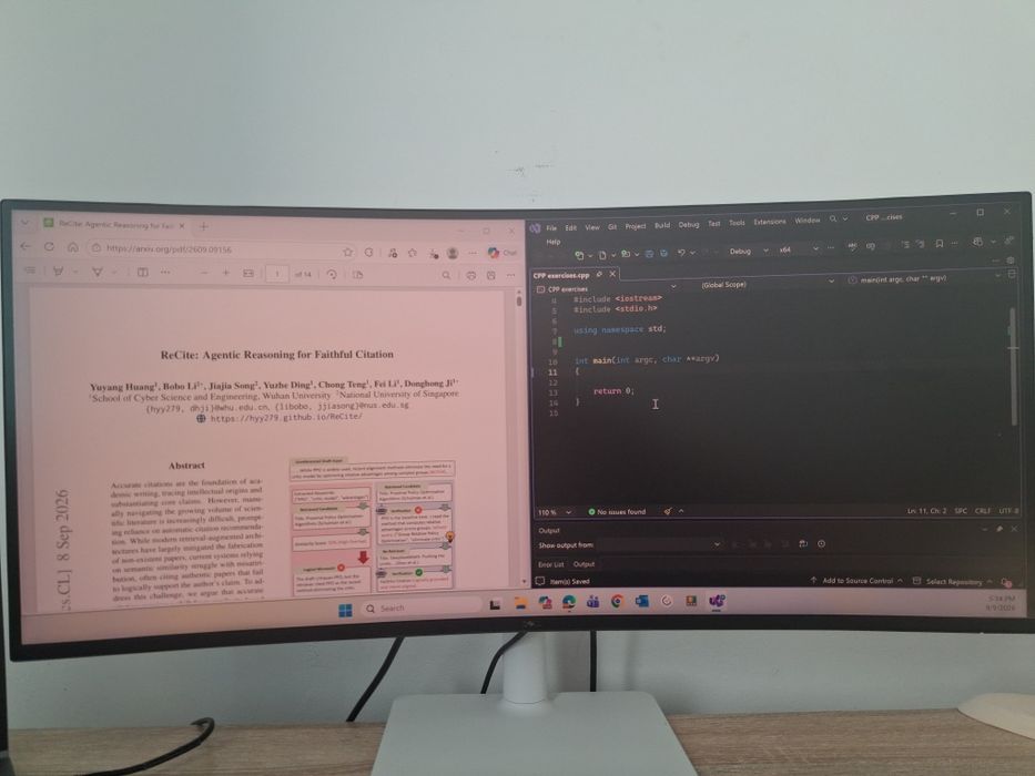 Vând monitor curbat Dell S3425DW de 34", UW-QHD, 120Hz