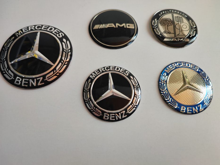 Емблема волан Мерцедес 38мм 52мм mercedes емблеми  амг AMG