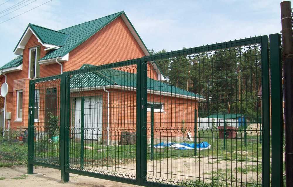 Металлические панельные ограждения 3D