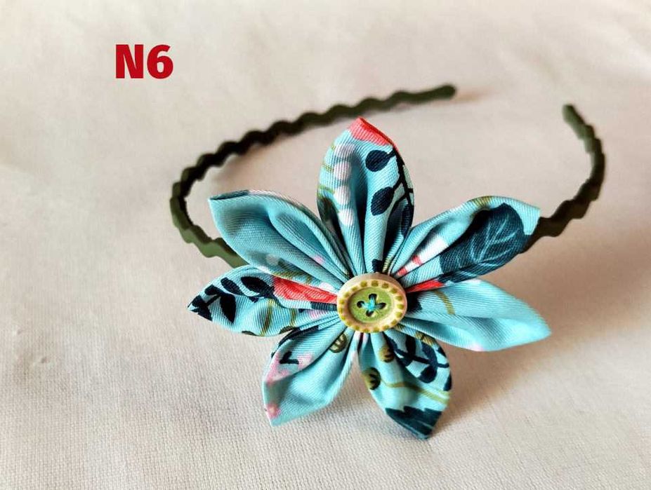 Диадема с цвете, ръчна изработка