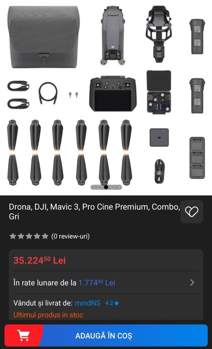 DRONA Dji Mavic 3 Pro Cine Premium COMBO
