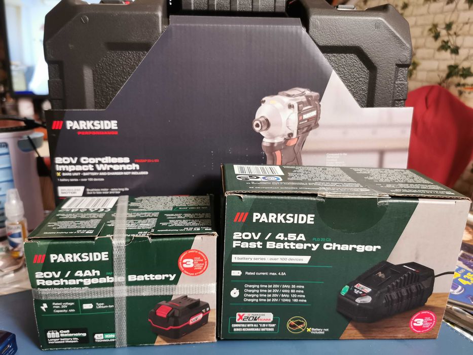 Bormașină cu impact Parkside Performance model Nou PDSSAP 20-Li D3