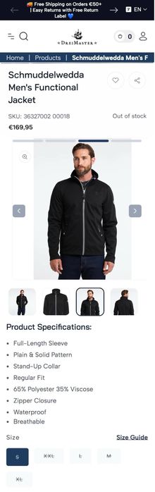 Schmuddelwedda Waterproof Functional Jacket M