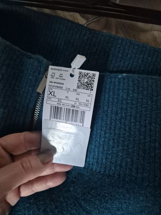 Fusta dama Tricot elastic Mango, xl