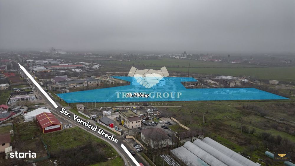 Teren 28.788m + Hale industriale + Sediu Firma