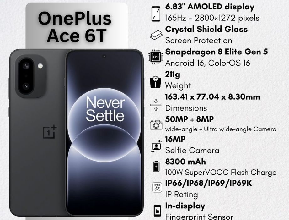 OnePlus Ace 6T 12/512 GB