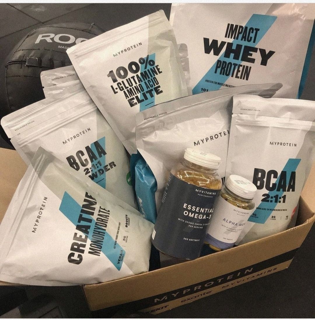 Гейнер протеин бца myprotein витамин спорт питание набор масса БАД: 10 ...