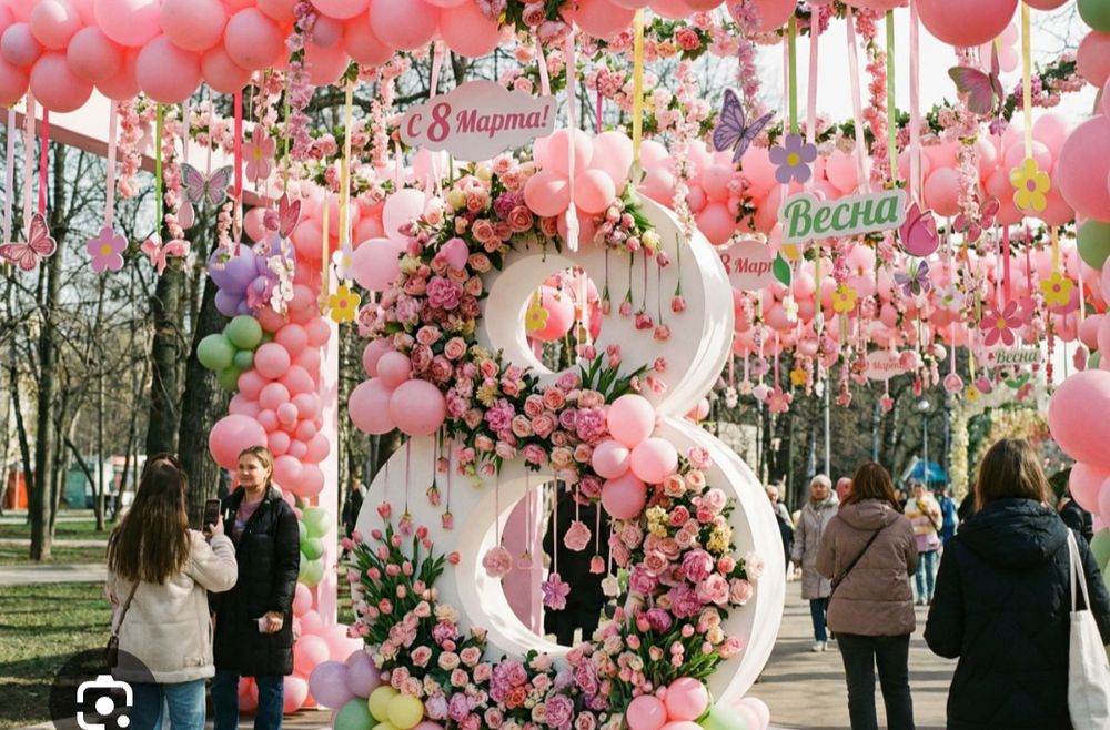 Оформление на 8 марта