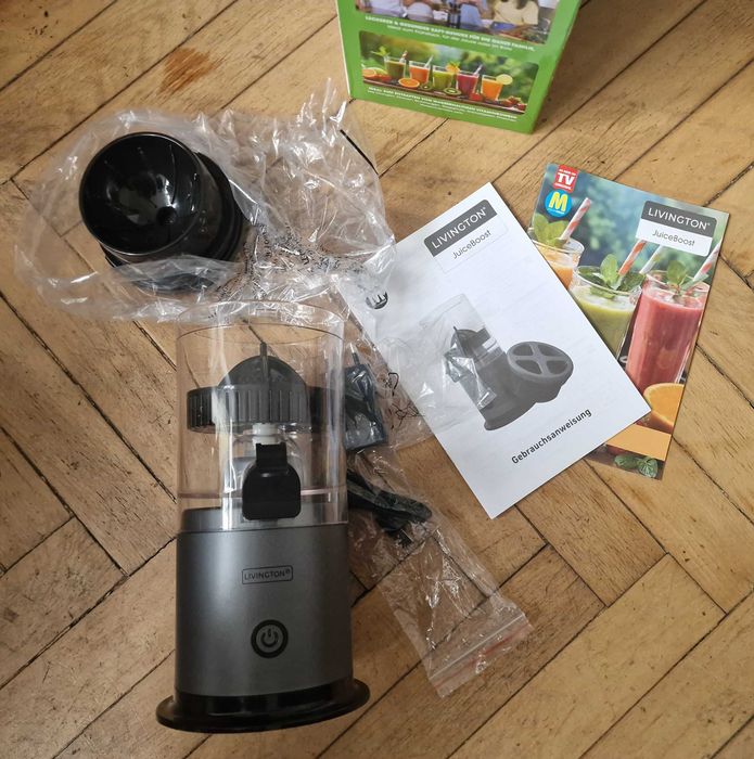 Mini storcator fructe portabil, Mediashop, Livington Juice Boost 5741