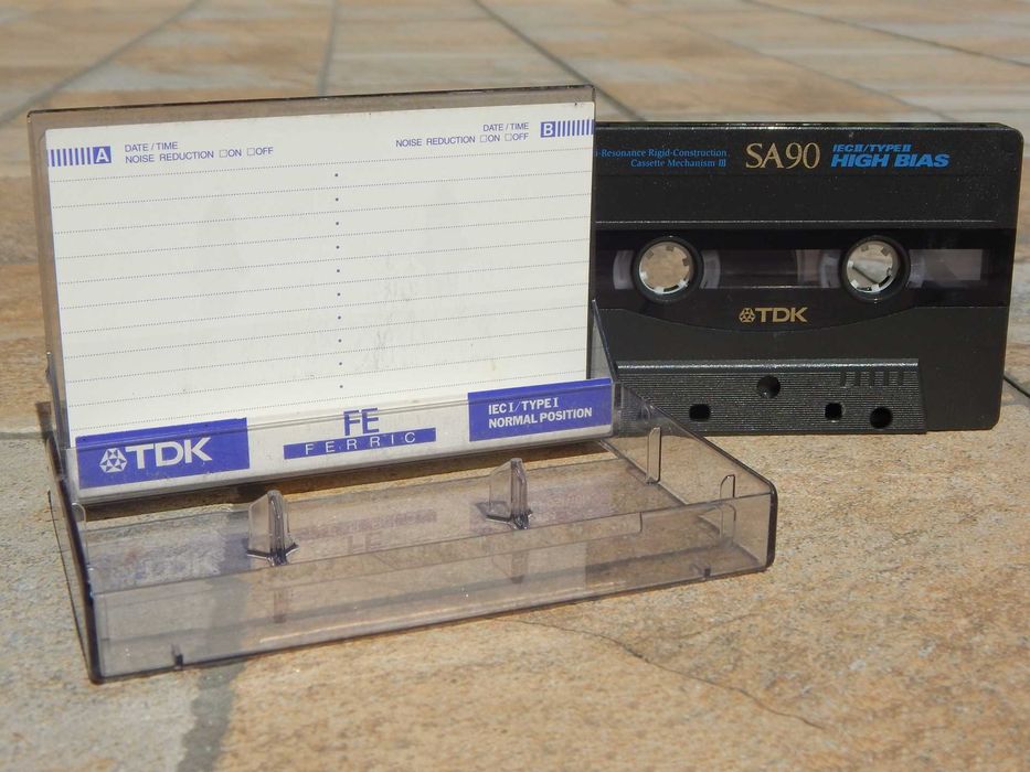 Caseta audio SA90 TDK FE Ferric Japonia cu cutie uzata nefunctionala