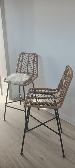 Set 2 Scaune de bar/ natural