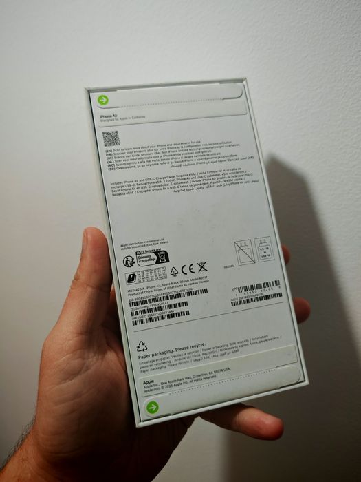 НОВ! iPhone 17 Air 256GB Space Black / Гаранция