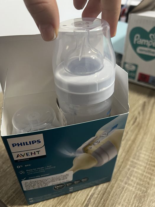 2 biberoane anti-colici 0+ luni, Avent philips