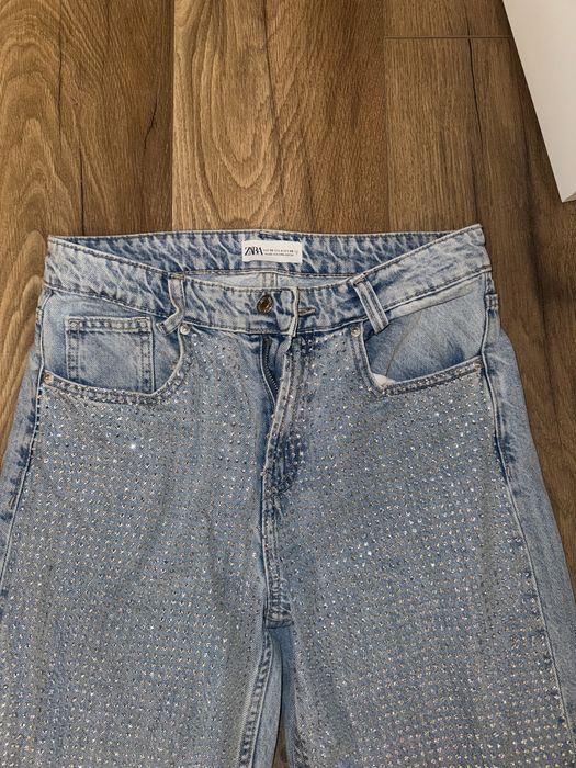 Дънки с камъчета Зара размер 36/С