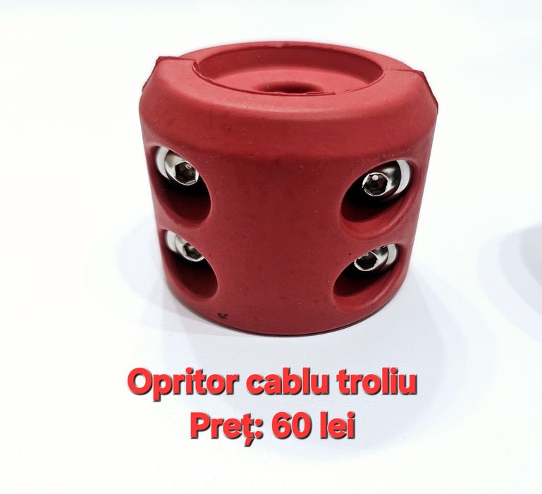 Opritor carlig de cablu pentru troliu din cauciuc si metal