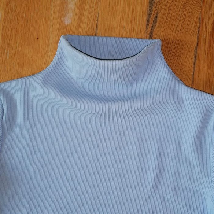 Дамски комплект блуза+пола рипс трико