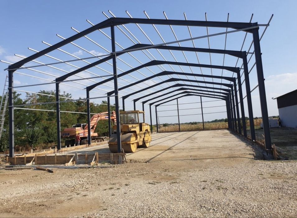 Vand hale metalice orice suprafata dorita de client si oriunde in tara