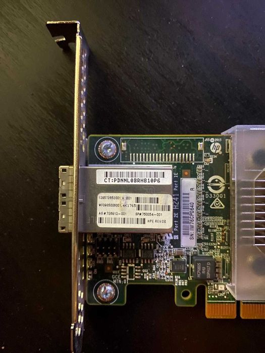 HPE H241 12Gb 2-ports Ext Smart Host Bus Adapter server DL38 Gen9