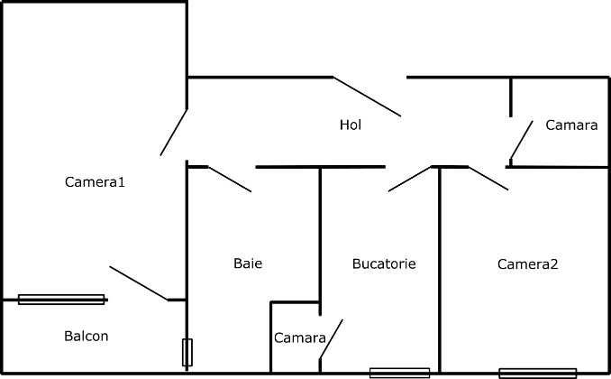 Inchiriez apartament 2 camere in Gradini Manastur