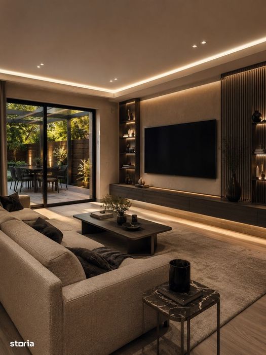 Casă individuală cu arhitectură contemporană 166 mp utili teren 450 mp