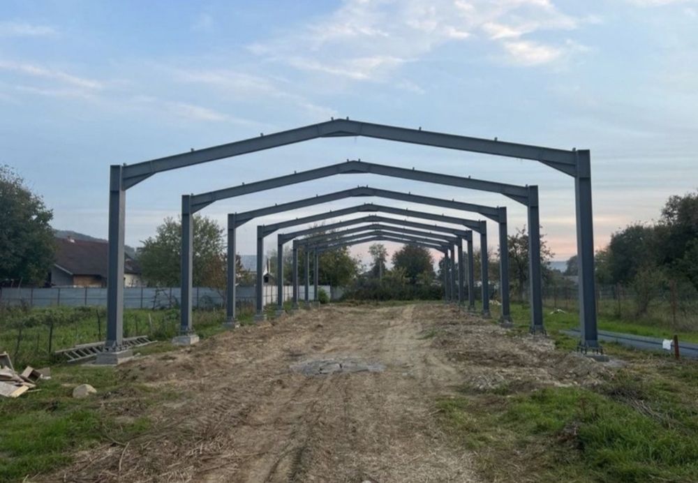 Vand structura metalică 10x20x4 din profile de 160mm