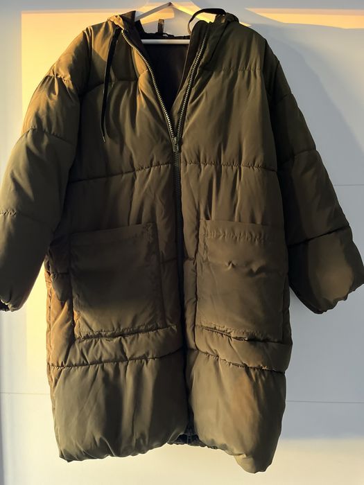 H&M дебело oversize яке с качулка