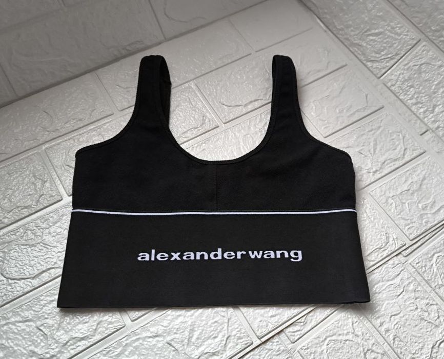 Черен наличен топ Alexander Wang S