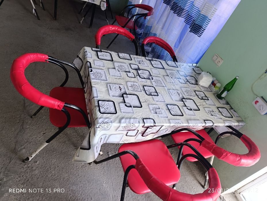 Oshxona stol stul Artel xoladeknik invertir matori boʻyi 2.0 metrl