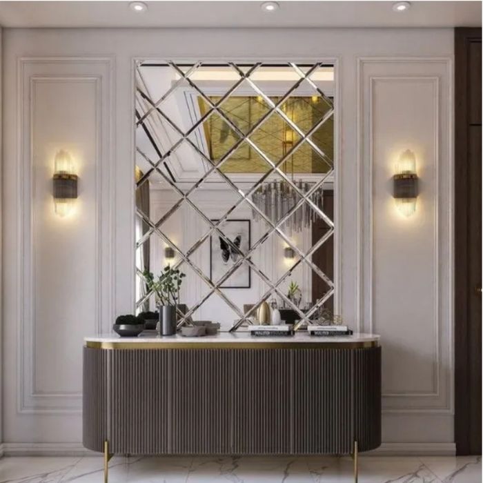 Огледални стикери за стена