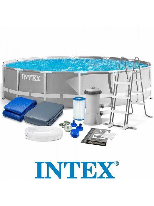Бассейн Intex PRISM Frame 26720, каркасный, 427x107х122 см, круглый