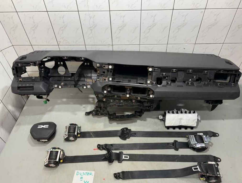Dacia Duster fab 2025 - kit airbag volan pasager - set centuri de siguranta