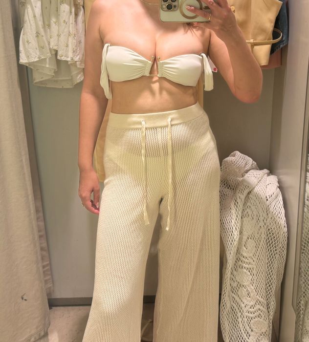 Нов плетен плажен панталон OYSHO