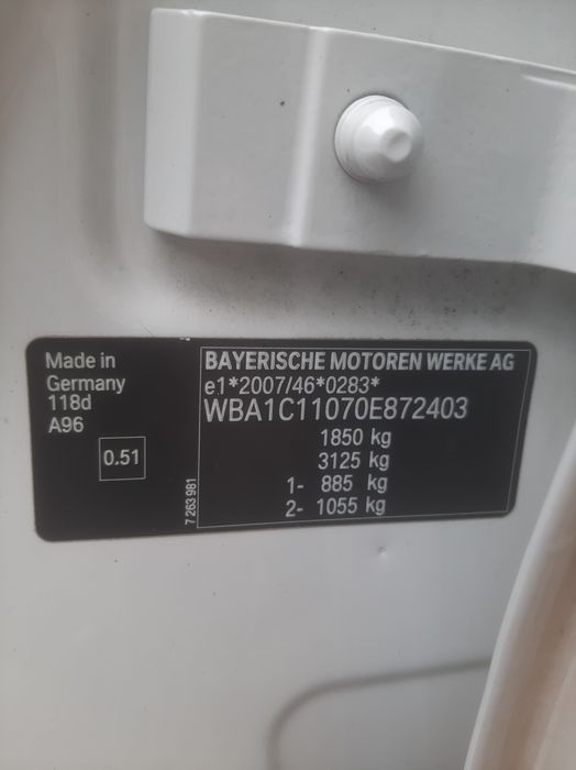 BMW f20,2.0Tdi,143cp, euro5, recent adusa Franța!