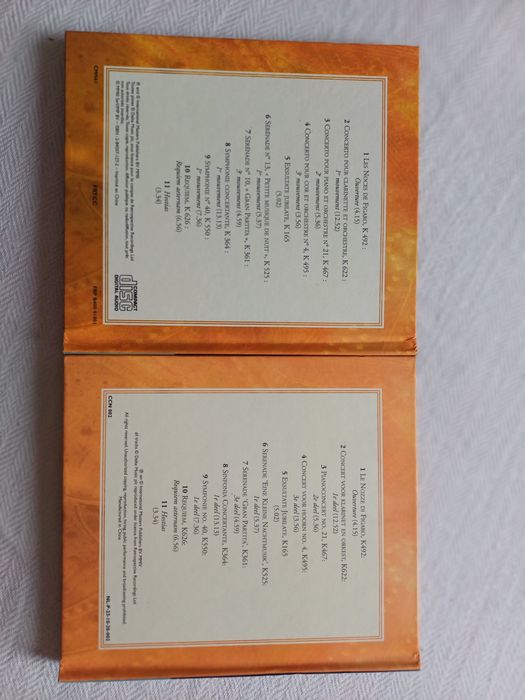 Диск Моцарт специална обложка