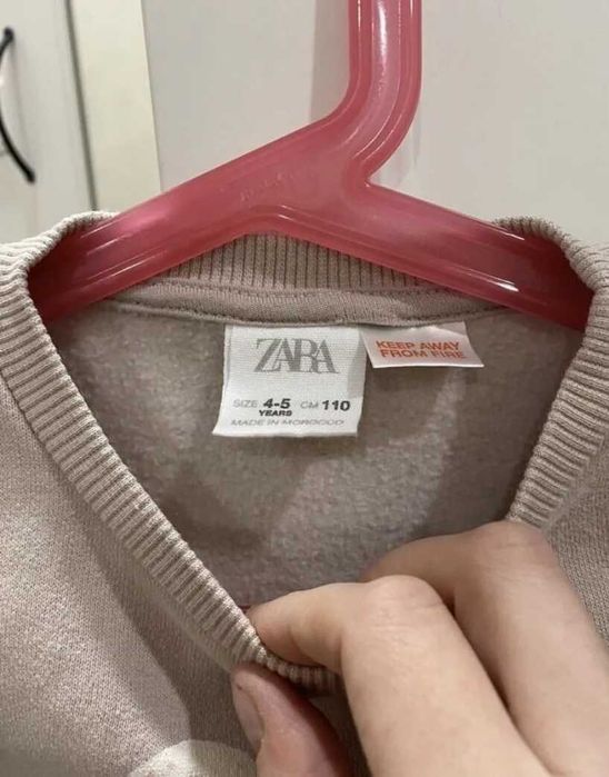 Свитшот Zara на девочку.