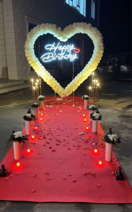 «Оформление дня рождения с аркой и дорожкой.  Подарите праздник!»