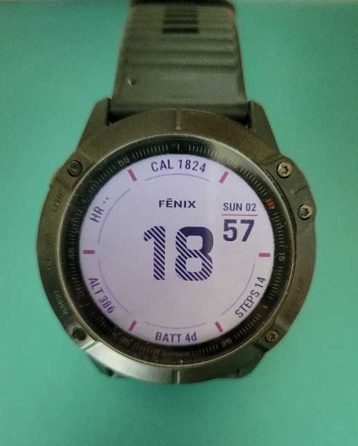Garmin Fenix 6X Sapphire Edition – Stare Excelentă / Pachet Complet