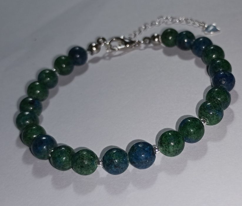 Brățară din Lapislazuli și argint 925