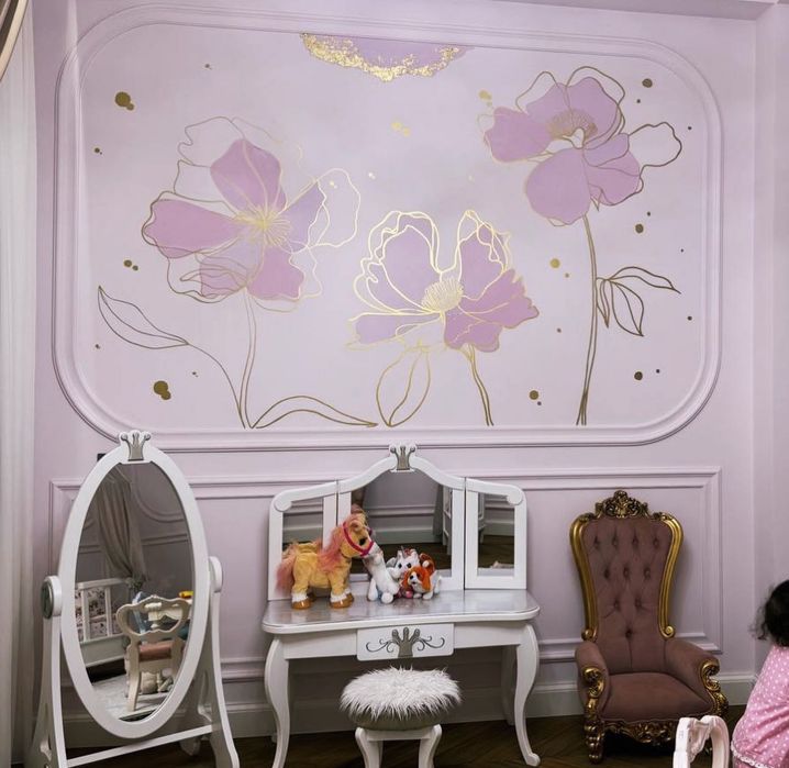 Роспись стен ручная работа