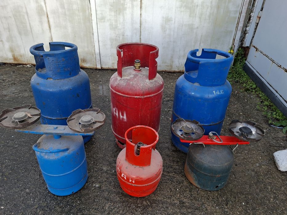 Газови бутилки различни видове