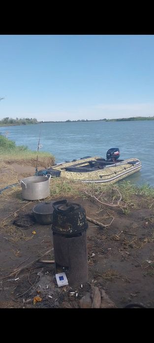 Лодка адмирал с мотором ханкай