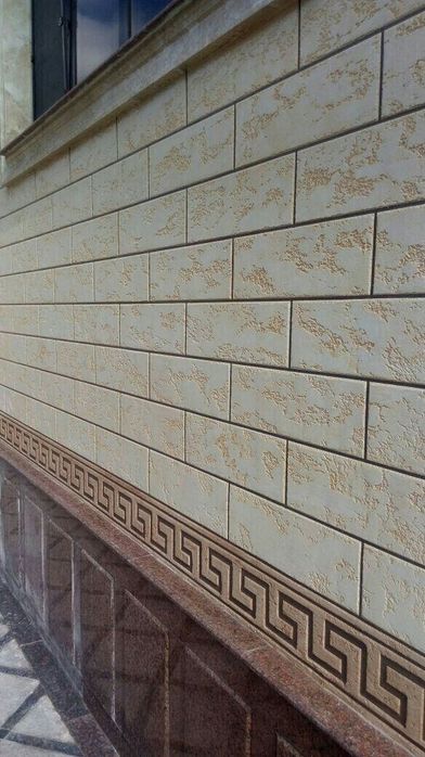 Фасад домов, травентин, дождик, Отточенто, хапёр.