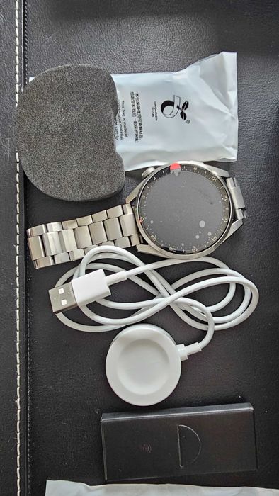 Ceas smart Huawei Watch 3 pro Elite Titanium pachet complet + acte