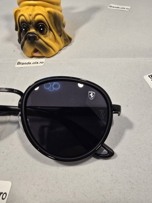 Promotie - Ochelari de soare Rayban Ferrari RB3606, Black, made in Italy