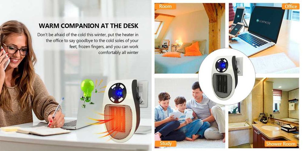 Aeroterma portabila pt priza 500W. Ideal pentru cabane, hotel. Noua!