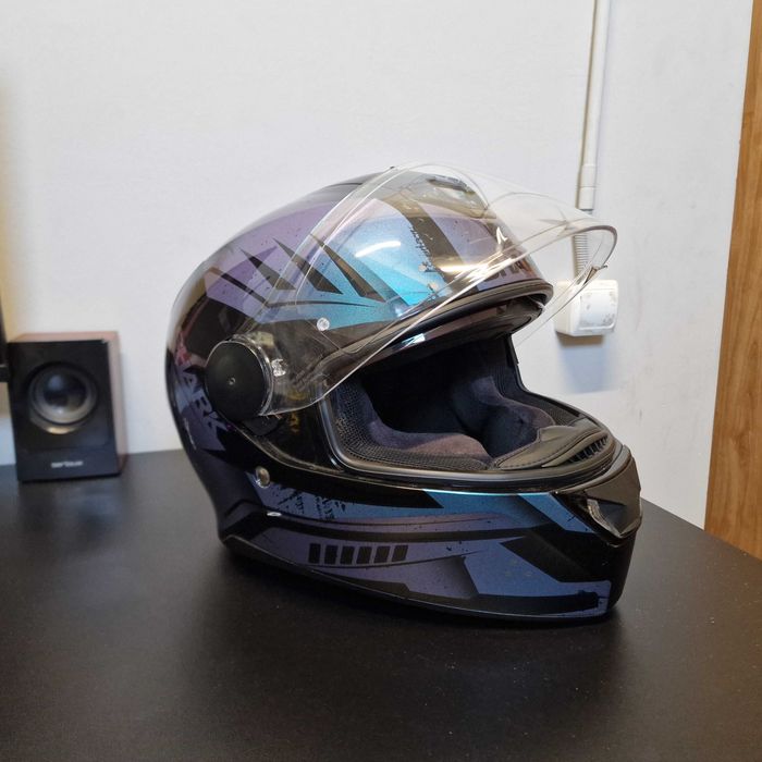 Casca moto Shark D Skwal DHARKOV Marimea S, Ochelari soare