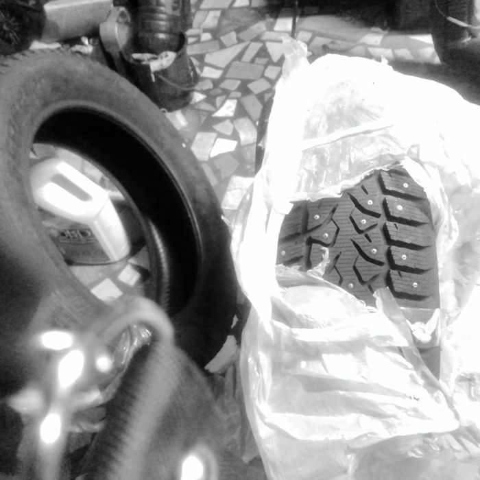 Новая шипованная резина