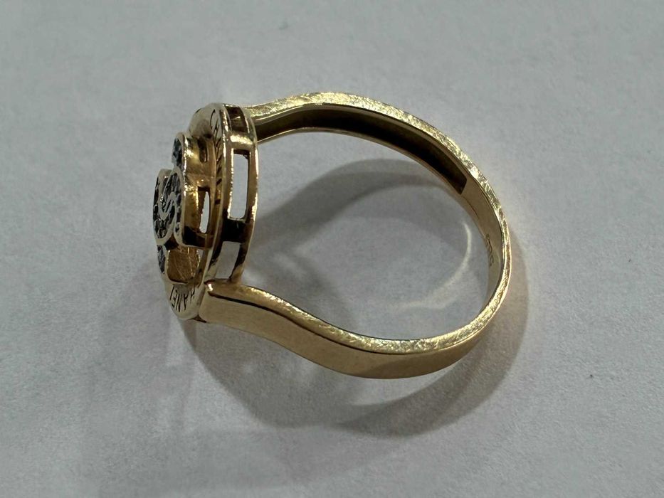 Златен пръстен Chanel 14k злато
