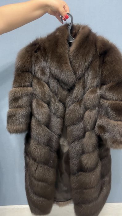 Натуральная шуба из соболя